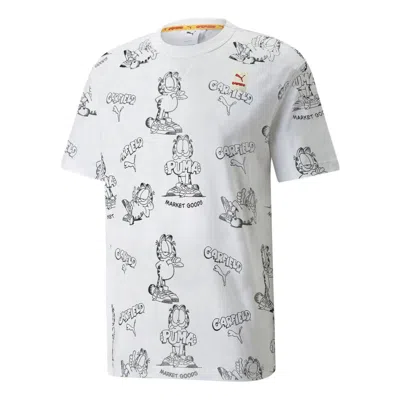 Puma X Garfield Printed Tee 'white'