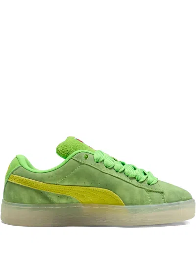 Puma X Ghostbusters Suede Xl Slimer "green/lime Smash/warm White" Sneakers