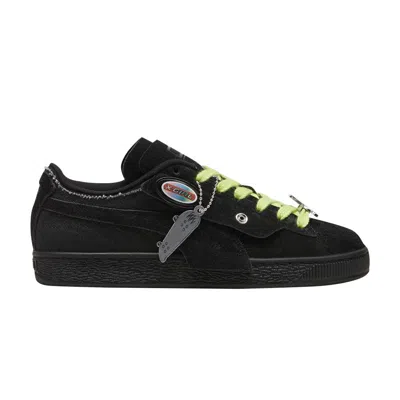 Pre-owned Puma X-girl X Wmns Suede 'black Ravish'