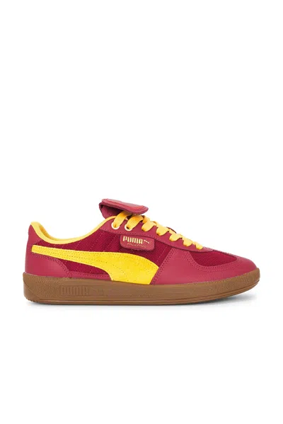Puma X Harry Potter Palermo In Yellow/dark Crimson
