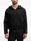 Puma X Heliot Emil Hooded Panelled Jacket In Black