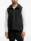 Puma X Heliot Emil Hooded Zip-front Gilet In Black
