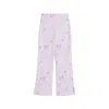 Puma X Hello Kitty® & Friends Little Kids' Ribbed Flared Leggings In Purple