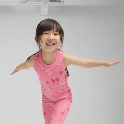 Puma X Hello Kitty® And Friends Little Kids' Ribbed Tank Top In Pink