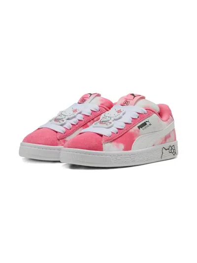Puma Kids' X Hello Kitty And Friends Suede Xl Sneakers In Pink
