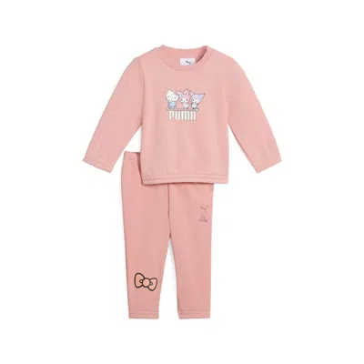 Puma Babies' X Hello Kitty® And Friends Toddlers' Minicats Crew Set In Pink