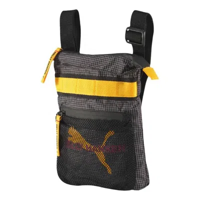 Puma X Helly Hansen Portable Shoulder Bag 'black Yellow'