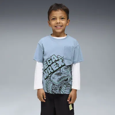 Puma X Hot Wheels™ Monster Trucks T-shirt Kids In Blue