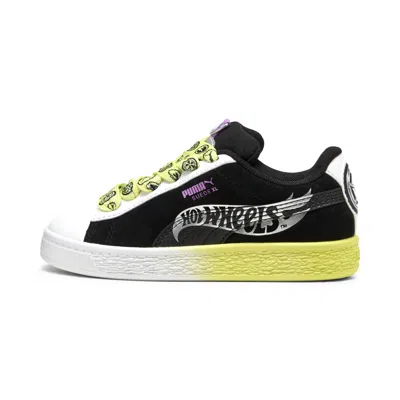 Puma X Hot Wheels™ Suede Xl Little Kids' Sneakers In Black