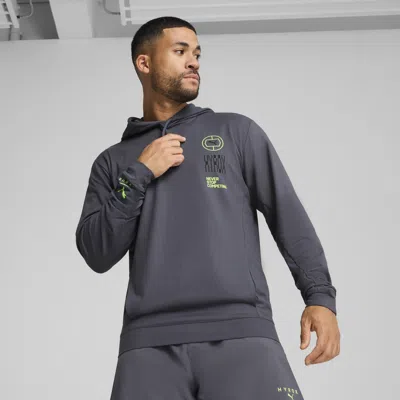 Puma X Hyrox Cloudspun Men's Hoodie In Gray