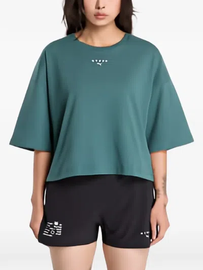 Puma X Hyrox Cropped T-shirt In Green