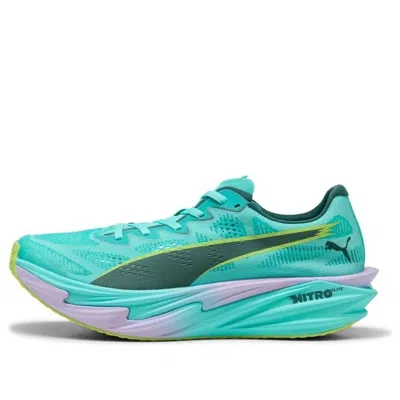 Puma Deviate Nitro Elite 4 Hyrox Green Yellow Aw26 Sneakers