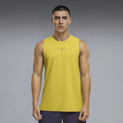 Puma X Hyrox Men's Dryelite Tank Top In Yellow