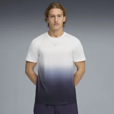 Puma X Hyrox Graphic Short Sleeve T-shirt White Blue In Multi