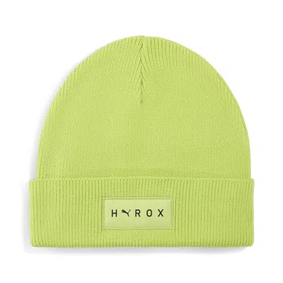 Puma X Hyrox Mid Crown Beanie In Green