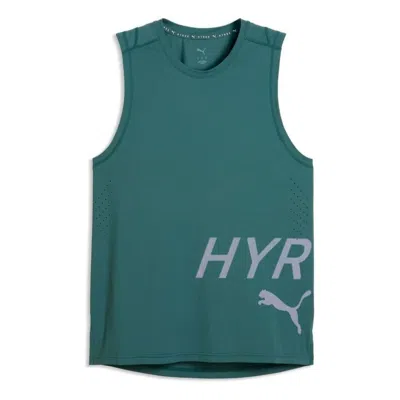Puma X Hyrox Pwrmode Tank Top 'herb Garden' In Green