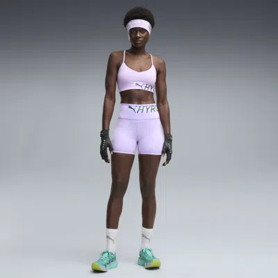 Puma X Hyrox Pwrmode Women's 4" Short Tights In Pink