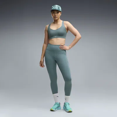 Puma X Hyrox Pwrmode Women's 7/8 Tights In Green