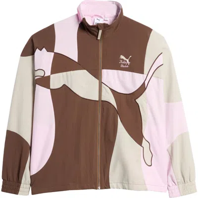 Puma X Kidsuper Cell Jacket In Espresso Brown