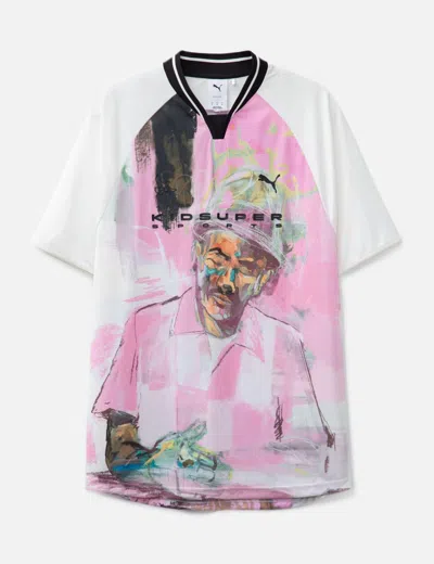 Puma X Kidsuper Graphic Jersey In White