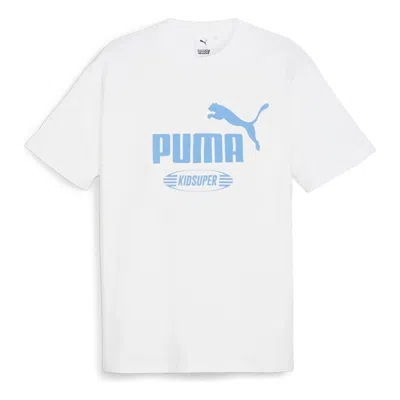 Puma X Kidsuper Graphic T-shirt 'white Blue'