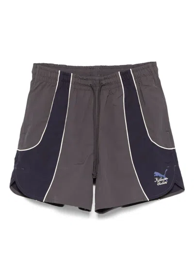 PUMA X KIDSUPER LOGO-PRINT SHORTS