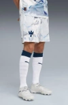 Puma X Kidsuper Mty Replica Performance Mesh Soccer Shorts In White