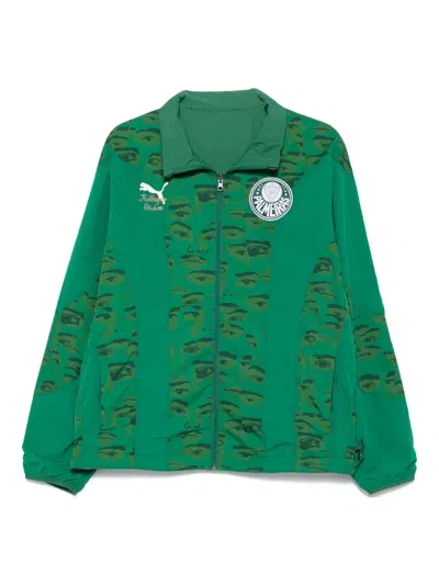Puma X Kidsuper Palmeiras Print Zip-up Jacket