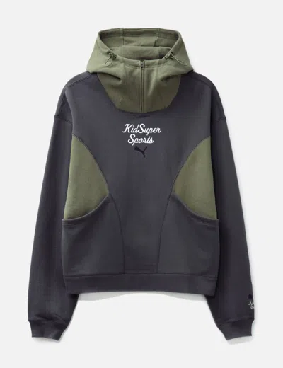 Puma X Kidsuper Progressive Hoodie In Gray