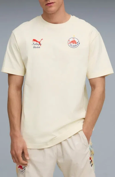 Puma X Kidsuper Rbs Graphic T-shirt In Gray