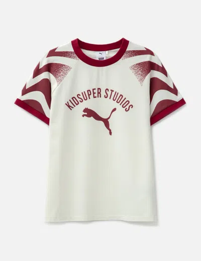 Puma X Kidsuper Ringer Tee In White
