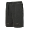 Puma X Kidsuper Studios Crossover Logo Alphabet Embroidered Distress Drawstring Sports Shorts Black
