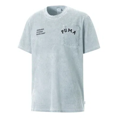 Puma X Kidsuper Studios Treatment Tee In Blue