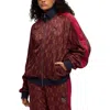 Puma X Kidsuper T7 Track Jacket In Burgundy