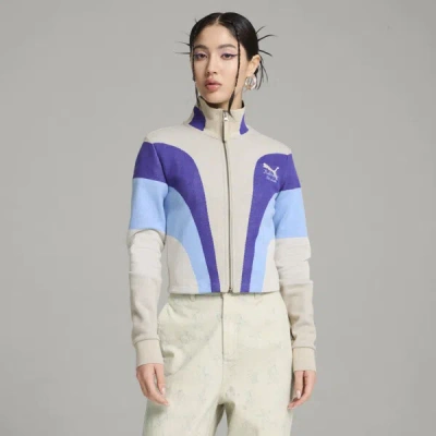 Puma X Kidsuper Women's Full-zip Jacket In Desert Dust