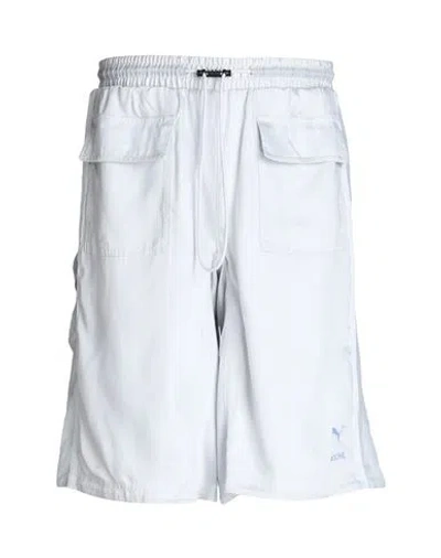 Puma X Koché Reversible Shorts Man Shorts & Bermuda Shorts Light Grey Size L Nylon