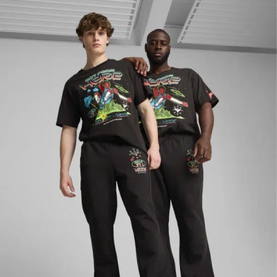 Puma X Lamelo Ball 1love Dime Basketball Pants Men In Black