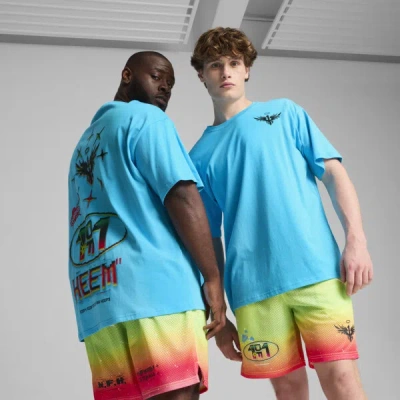 Puma X Lamelo Ball 1love Men's Basketball T-shirt In Bright Aqua