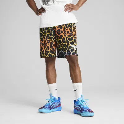 Puma X Lamelo Ball Alien Skin Men's Basketball Shorts In Black