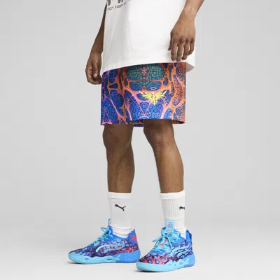Puma X Lamelo Ball Alien Skin Men's Basketball Shorts In Black