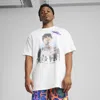 Puma X Lamelo Ball Alien Skin Men's Basketball T-shirt In White
