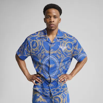 Puma X Lamelo Ball Golden Child Men's Basketball Shirt In Blue