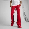 Puma Mens  Hoops X Lf Track Pant In For All Time Red-silver Mist- Black