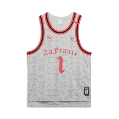 Puma Hoops X Lafrance Slam Jersey In Gray