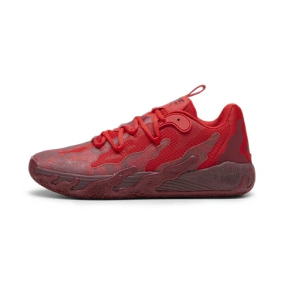 Puma X Lamelo Ball Mb.03 Lo Team Men's Basketball Shoes In Team Regal Red-for All Time Red