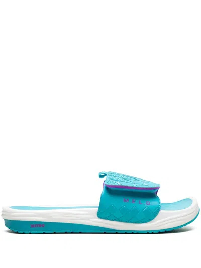 Puma X Lamelo Ball Nitrocat V "hornets Away" Slides In Blue