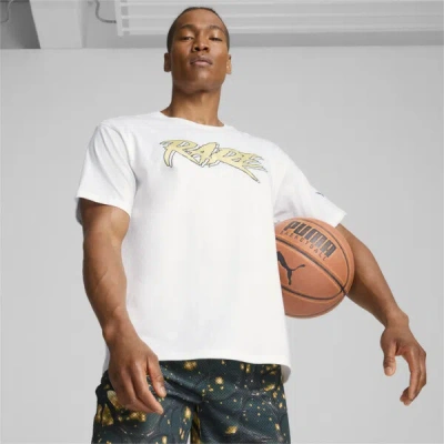 Puma X Lamelo Ball Rare Reserve Men's Basketball T-shirt In White