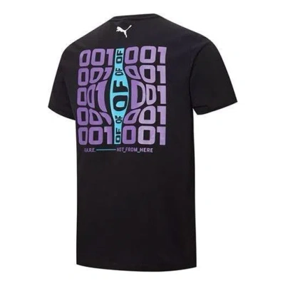Puma X Lamelo Ball Warp Drive Graphic Tee 'black'