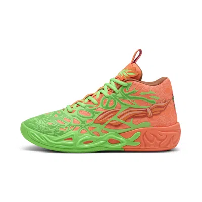 Puma X Lamelo Ball X Tmnt Mb.04 Leonardo & Michelangelo Men's Basketball Shoes In Green