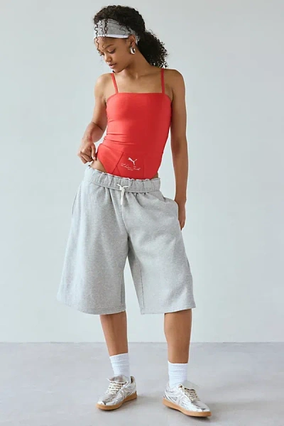 Puma X Laquan Smith Bodysuit In For All Time Red, Women's At Urban Outfitters